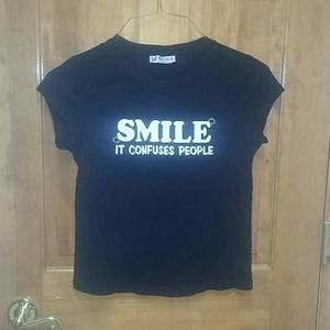 Cute junior t shirt small